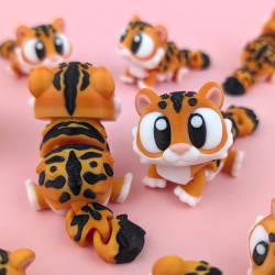 Flexi Tiger � Fleksibel figur med flotte detaljer