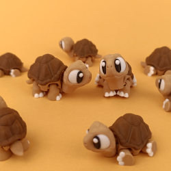 Flexi Mini Tortoise � S�d Flexi Figur ca. 7 cm