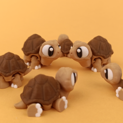 Flexi Mini Tortoise � S�d Flexi Figur ca. 7 cm