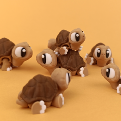 Flexi Mini Tortoise � S�d Flexi Figur ca. 7 cm