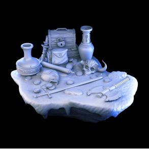 Frozen Hoard - Treasure Pile Miniature