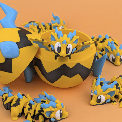 Wild Voltage Mini Dragon � Fleksibel Lyn-Drage