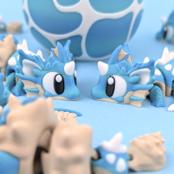 Flexi Sea Shell Mini Dragon � s�d havdrage figur