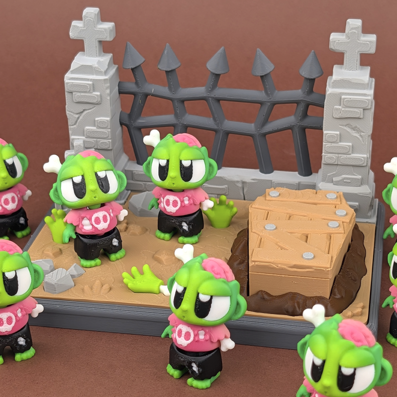 Zombie Graveyard Play Set � Mini milj� til figurer
